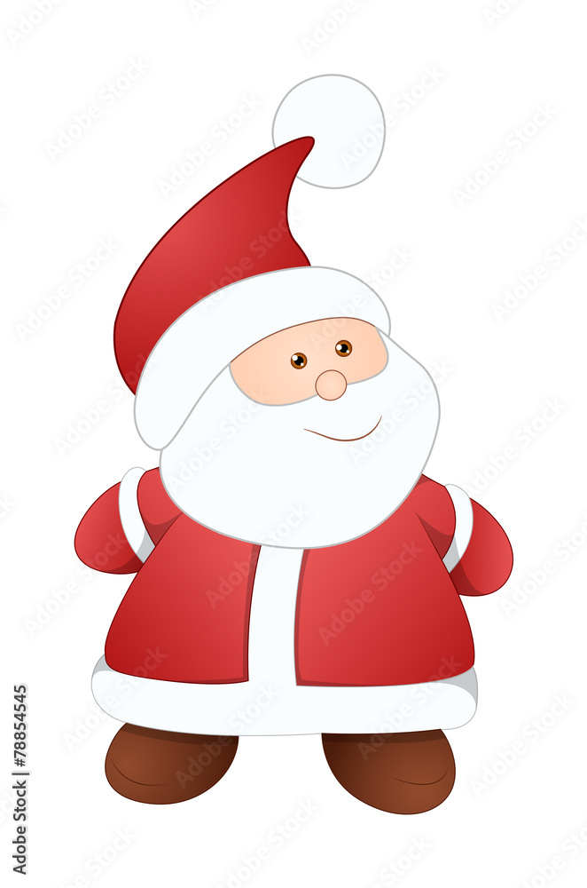 Cute Happy Kid Santa Claus Cute Happy Kid Santa Claus