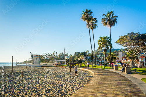 Main Beach Park, in Laguna Beach, California. photo