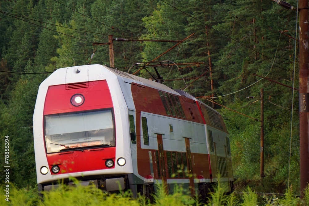 Naklejka premium train