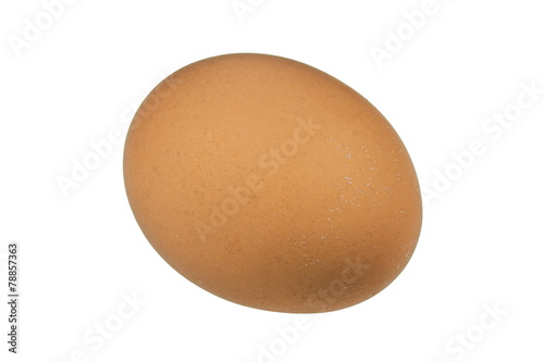 jajko na białym tle