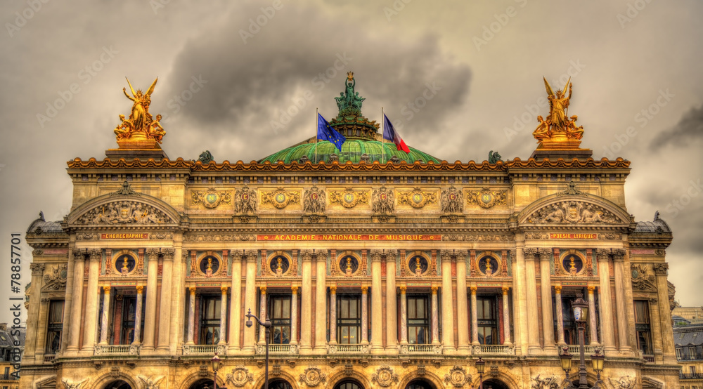 Palais Garnier, a famous opera house in Paris, France