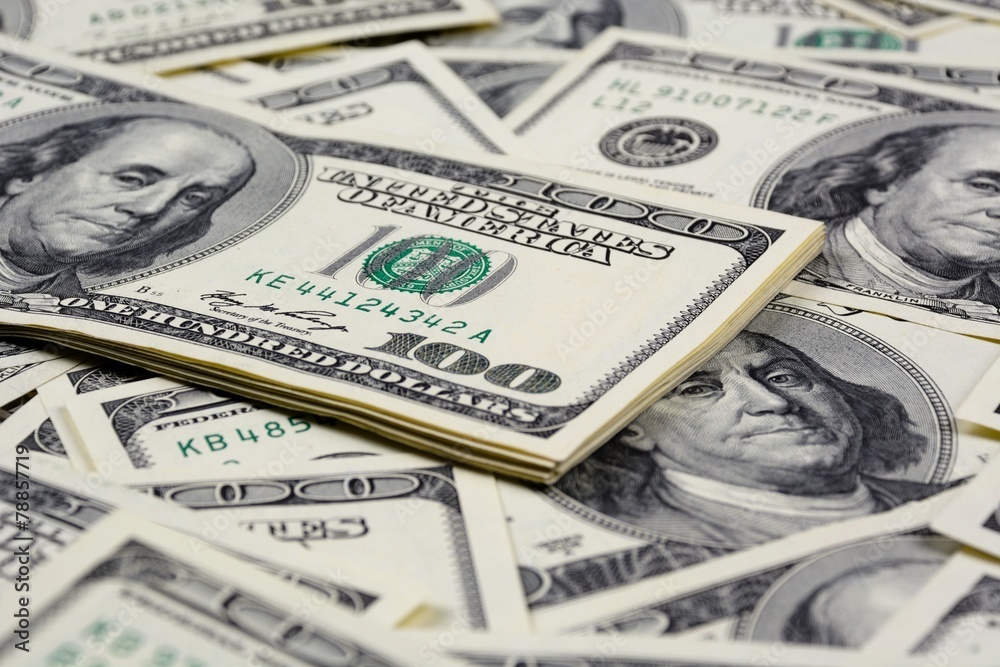 Dollar bank note money background