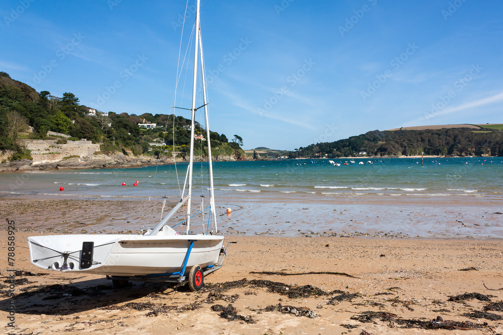 Fototapeta premium North Sands beach Salcombe Devon