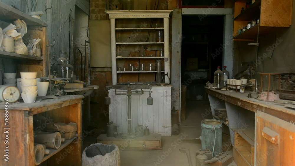 Bodie California - Abandon Mining Ghost Town Interior - Daytime Bodie California - Abandon Mining Ghost Town Interior - Daytime