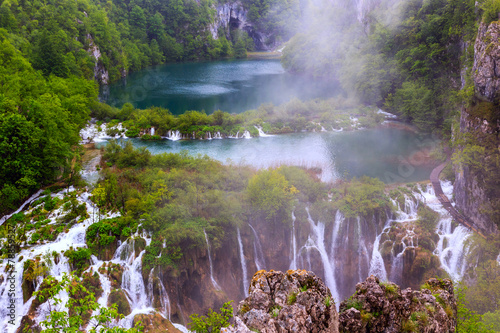 Fototapet Plitvice lakes, Croatia