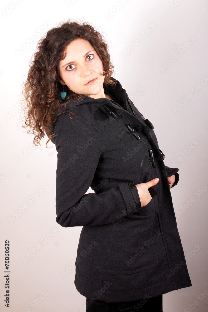 Girl with coat Girl with coat