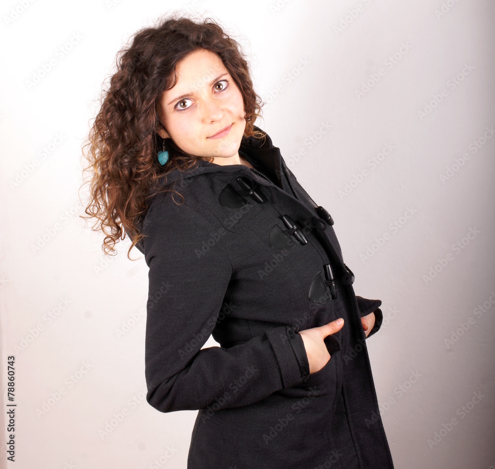 Girl with coat Girl with coat