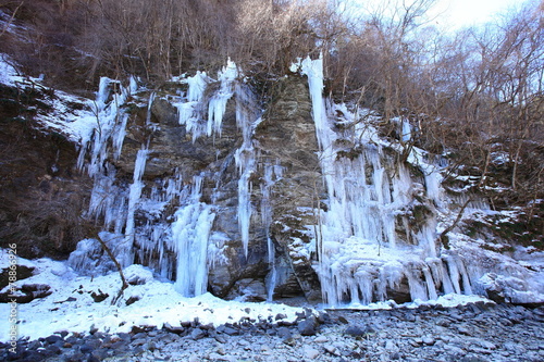 Icicle of Misotsuchi, Chichibu, Saitama, Japan