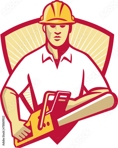 Tree Surgeon Arborist Gardener Chainsaw