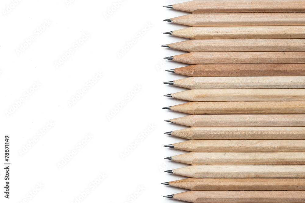 Fototapeta premium concept abstract background from pencils with space for text or