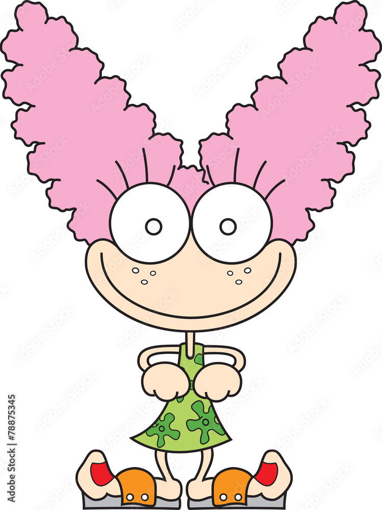 Obraz premium 여자어린이이미지