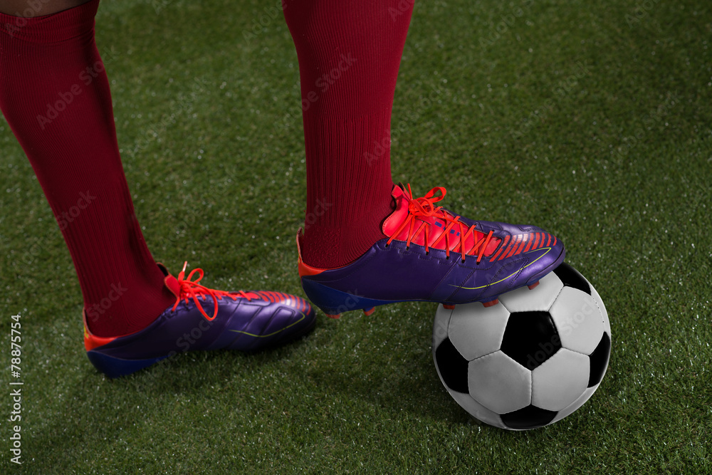 Fototapeta premium Kick-off of game