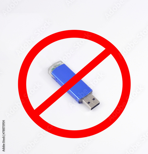 ban on USB flash drive
