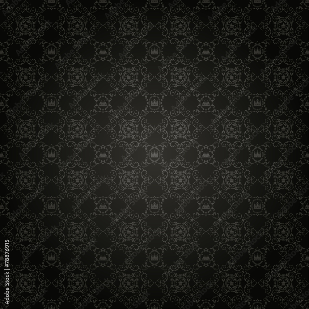 black wallpaper in old style for your design, vector black wallpaper in old style for your design, vector