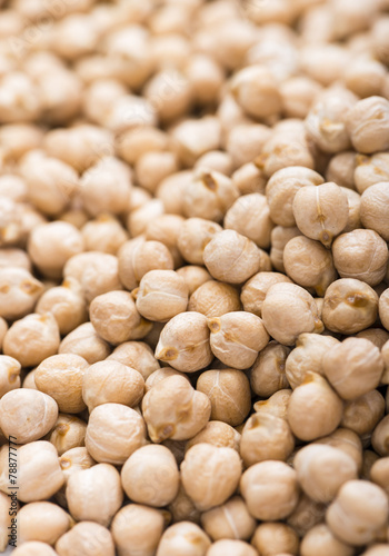 Chick Peas (macro shot)