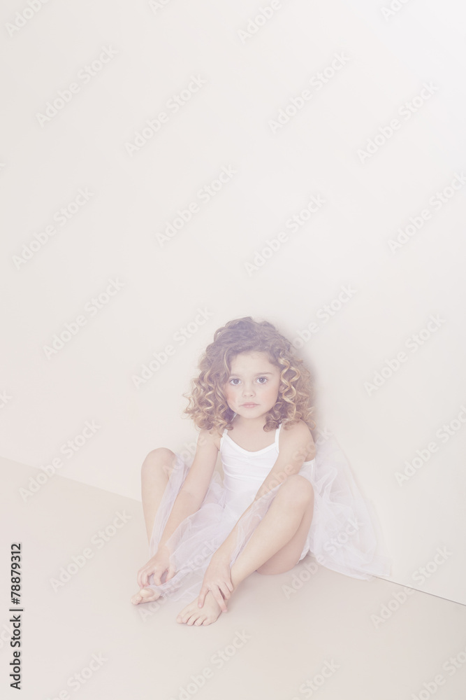 Young girl in tutu Young girl in tutu