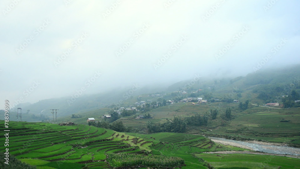 Fog in the Mountains of Sapa - Northern Vietnam Fog in the Mountains of Sapa - Northern Vietnam