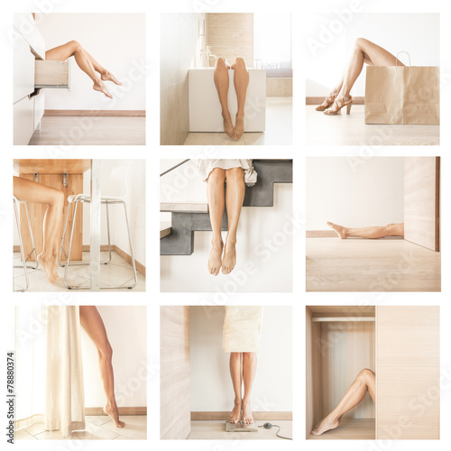 gambe di donna photo