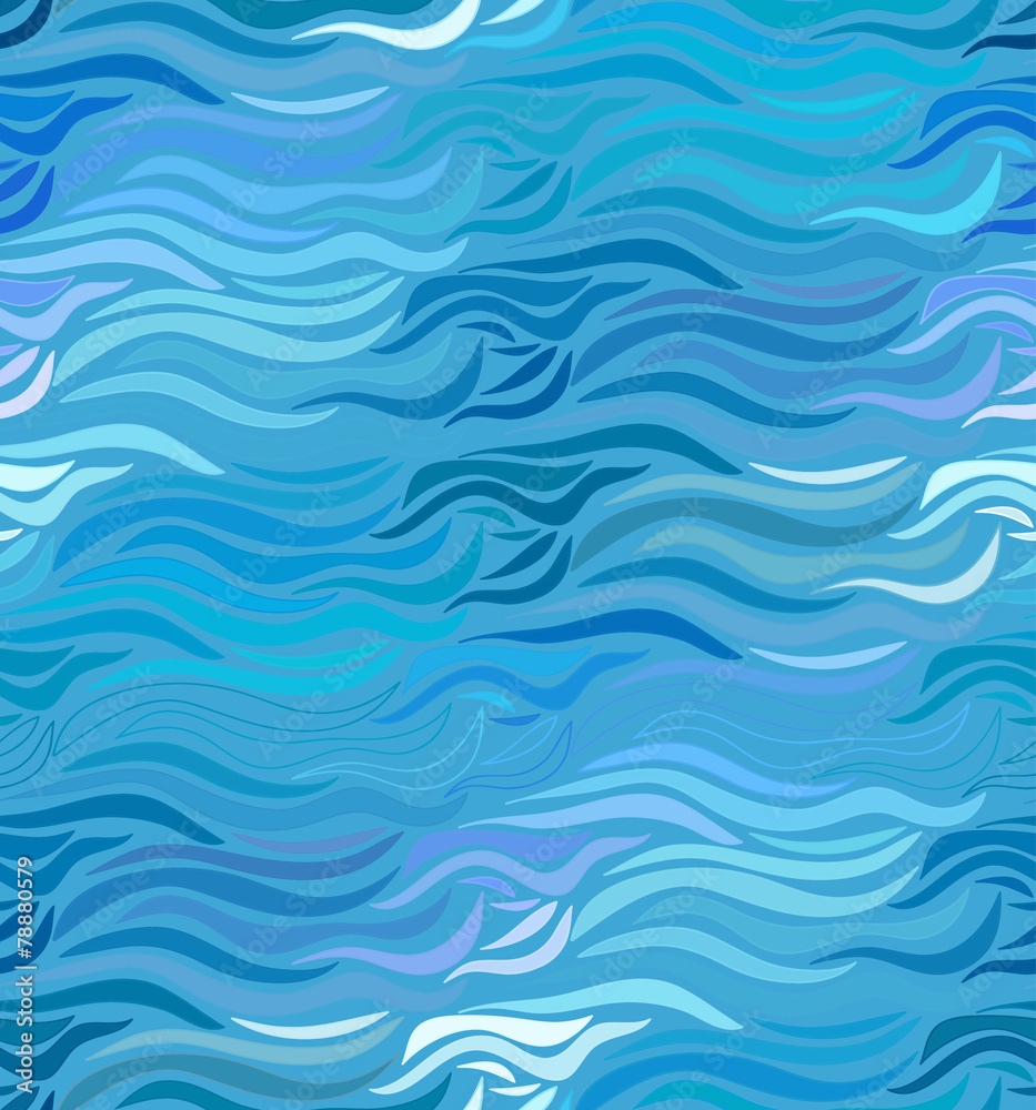 Vector seamless wave background of drawn lines Vector seamless wave background of drawn lines
