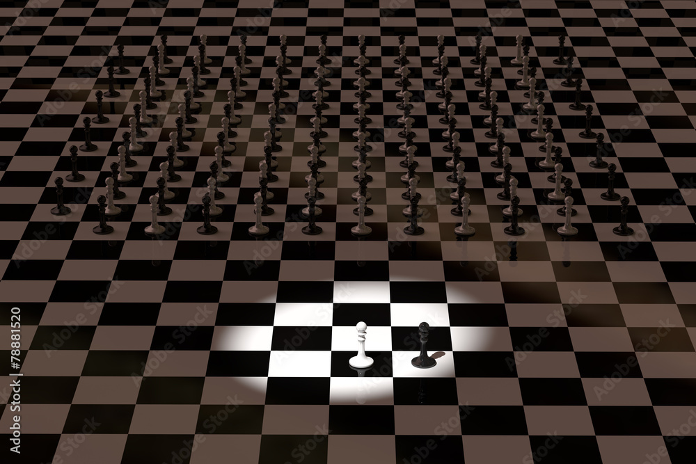 Naklejka premium Pawn chess