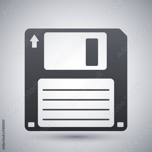 Vector floppy disk icon