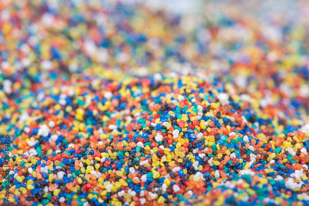 Obraz premium heap of multi color sand
