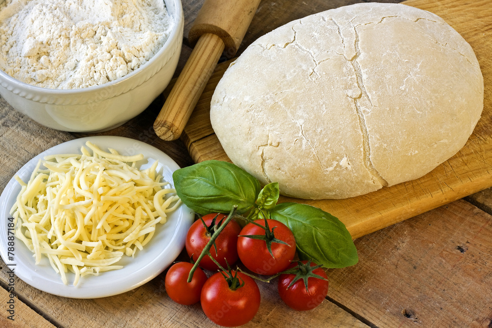 Dought for italian pizza preparation Dought for italian pizza preparation