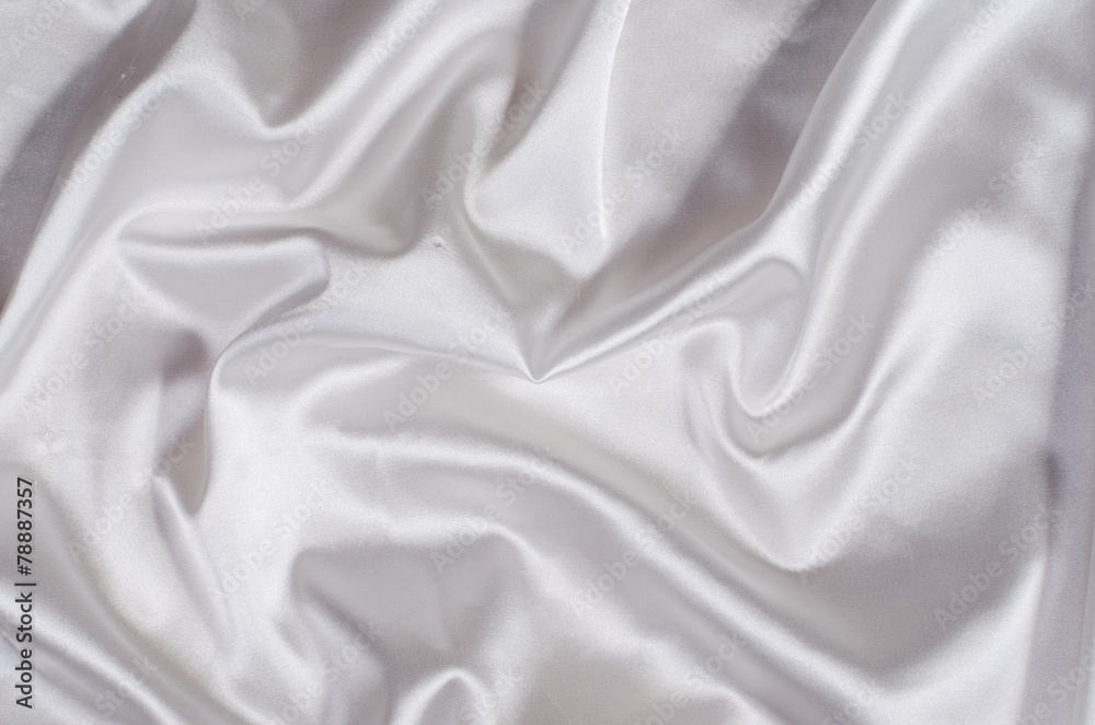 Fototapeta premium white silk satin fabric