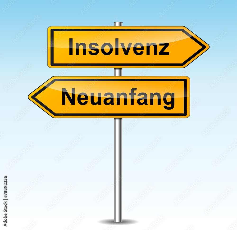 insolvency sign (german translation) insolvency sign (german translation)
