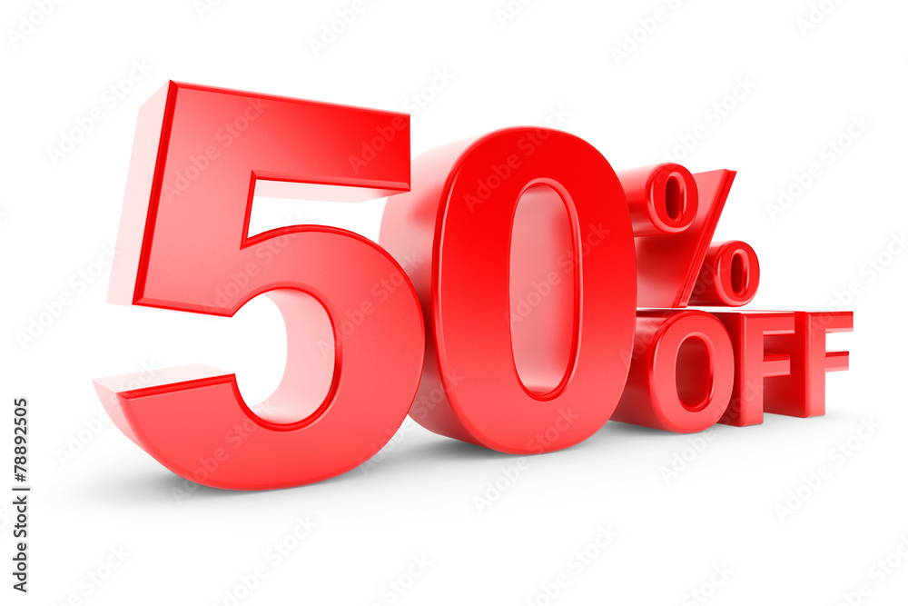 50 percent discount 50 percent discount