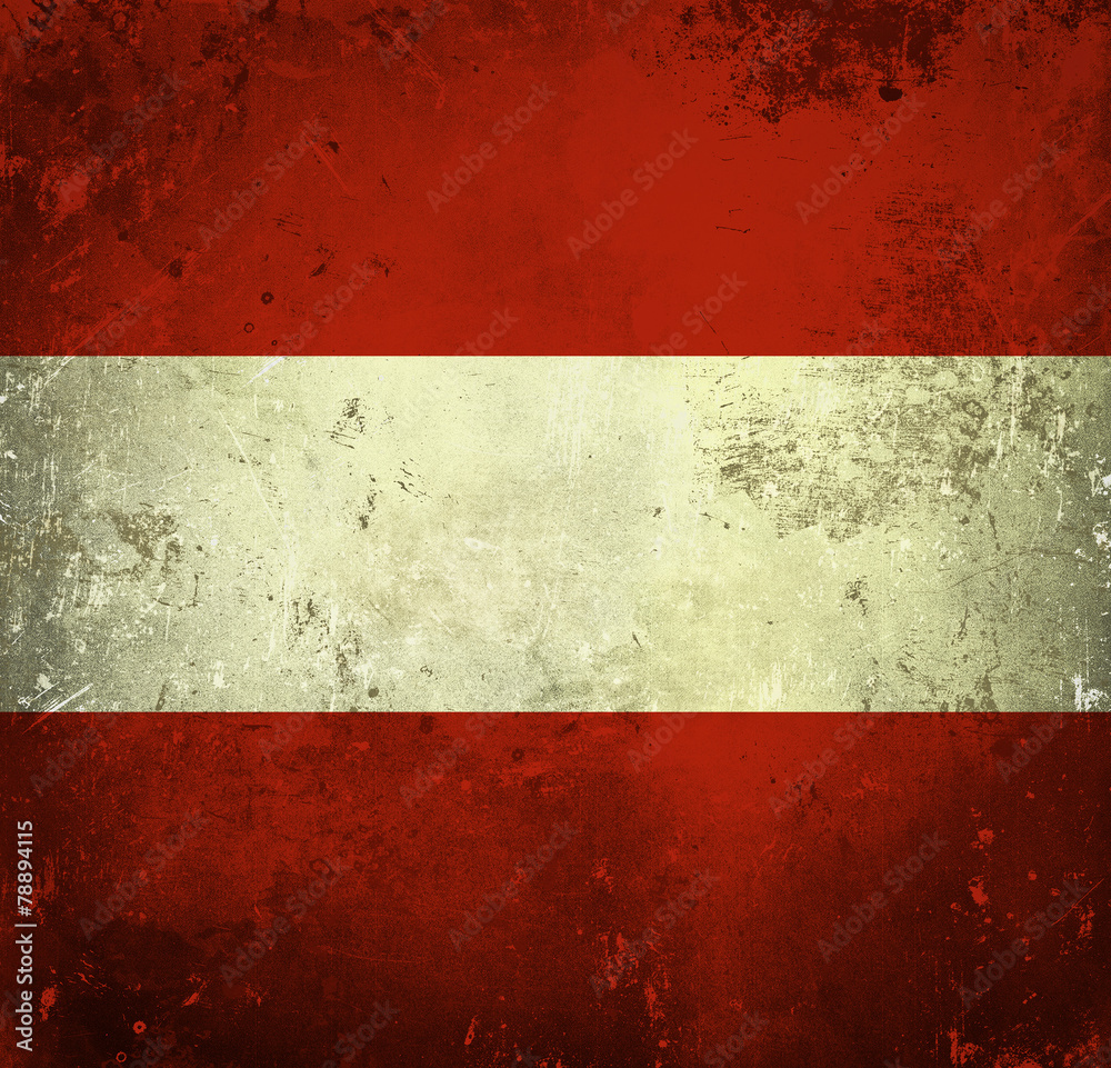 Grunge flag of Austria Grunge flag of Austria