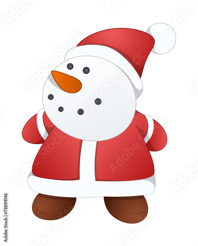 Snowman Funny Character © VectorShots