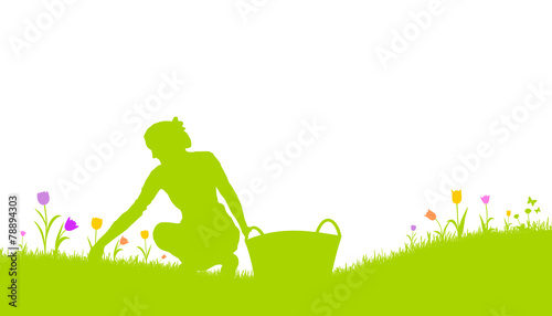 Gartenarbeit