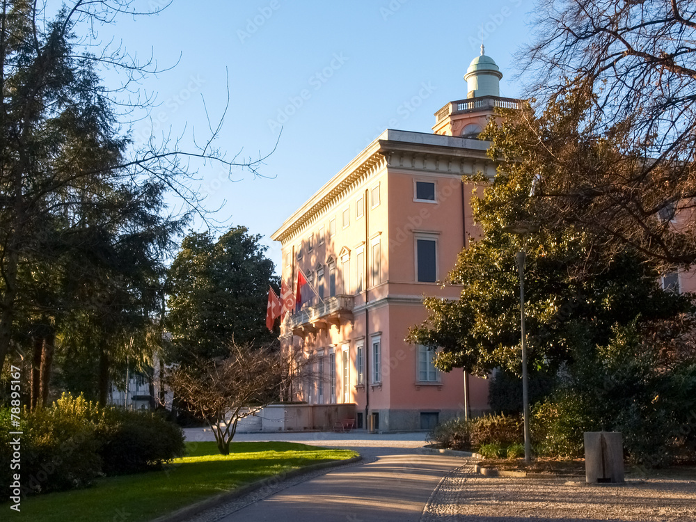 Villa Ciani inside the botanical garden