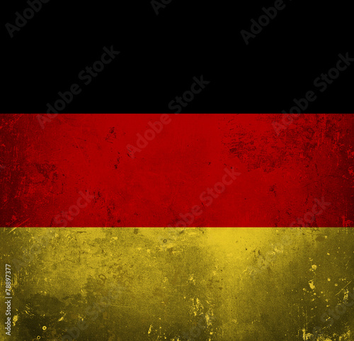 Grunge flag of Germany
