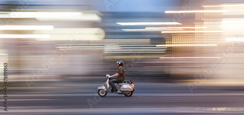 man with motorbike