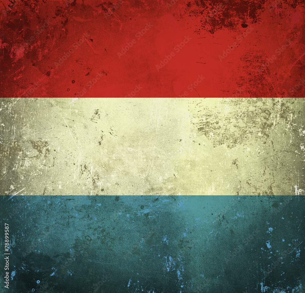 Grunge flag of Luxembourg Grunge flag of Luxembourg