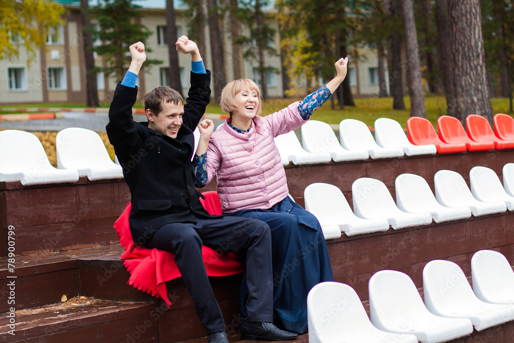 Fototapeta premium Семья