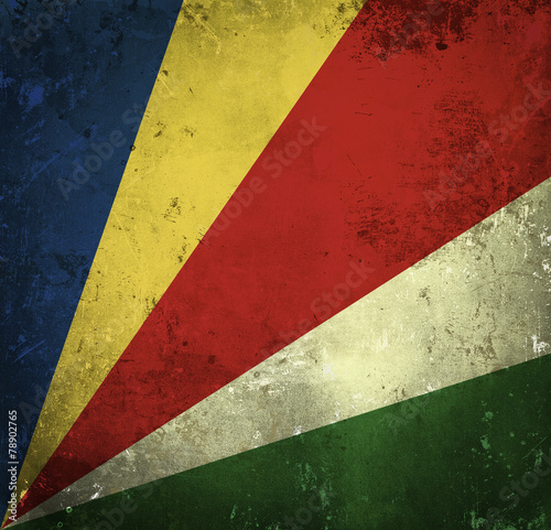 Grunge flag of Seychelles © irishmaster