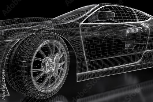 3D car
