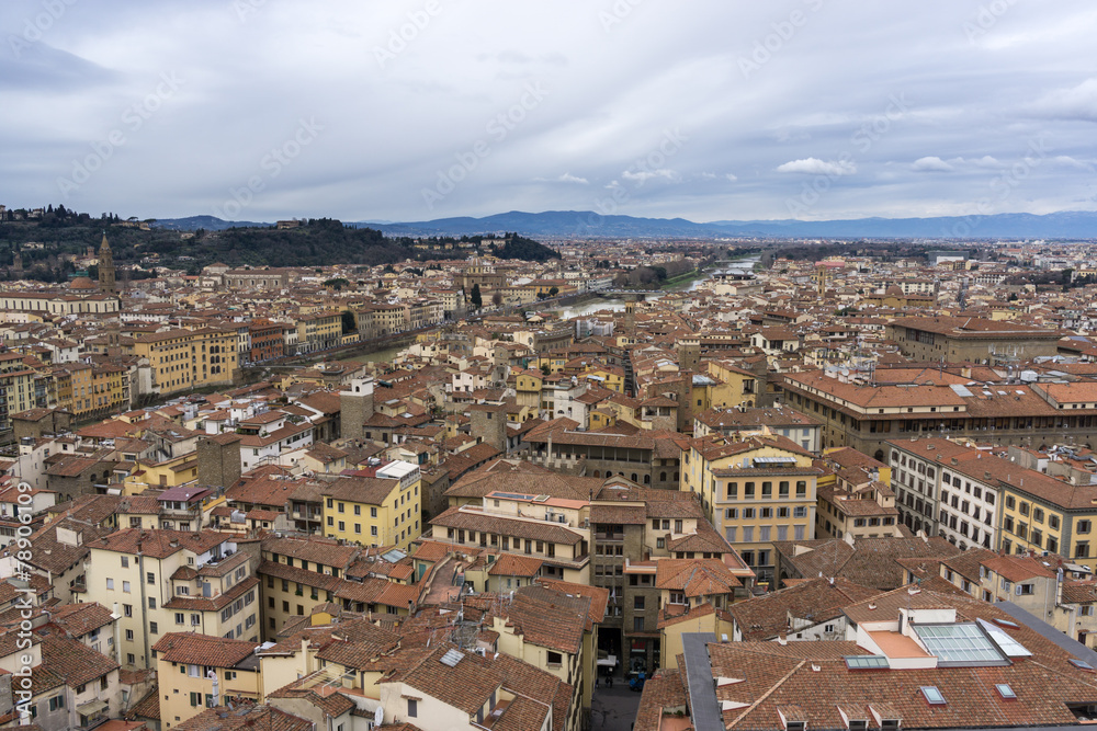 View of River Arno from Vecchio tower