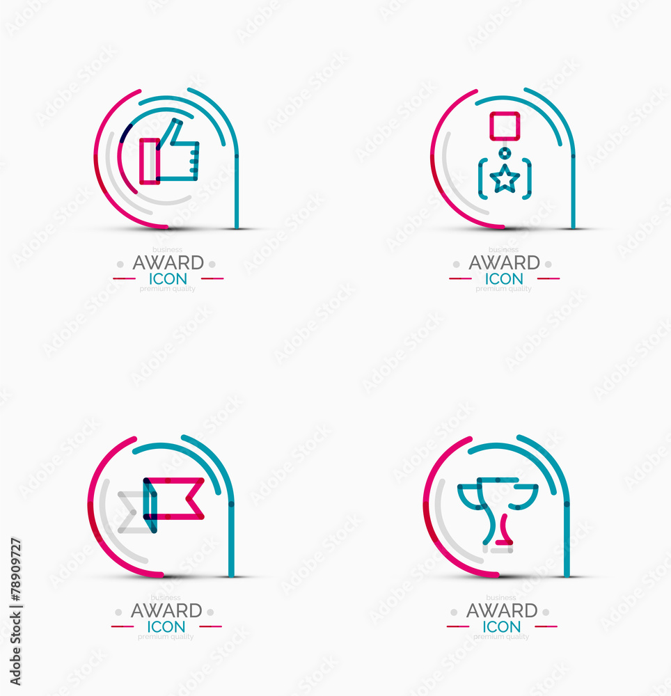 Award icon set, Logo collection Award icon set, Logo collection