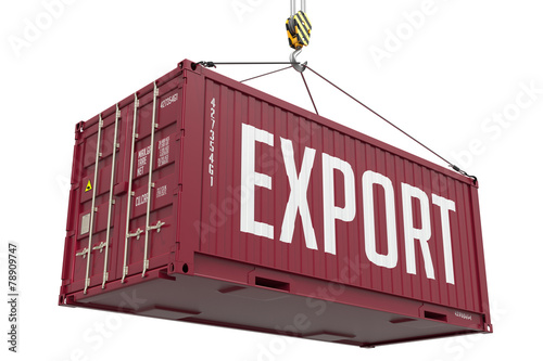 Export - Brown Hanging Cargo Container.