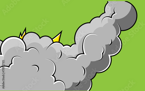 Retro Smoke Vector Background