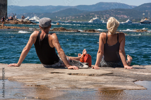 Coppia al mare