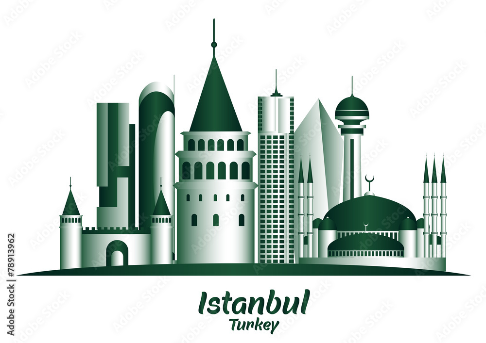City of Istanbul of Istanbul Turkey Famous Buildings