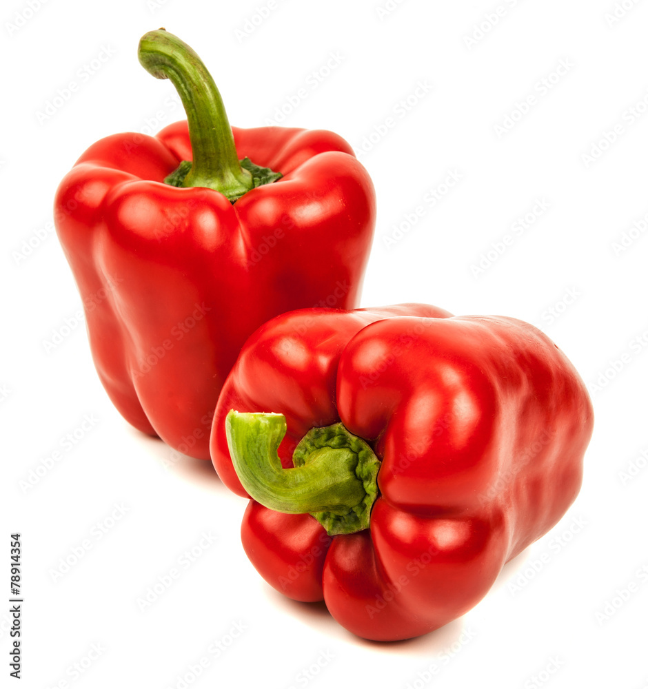 pepper isolated on white background