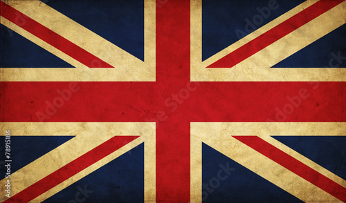 United Kingdom grunge flag