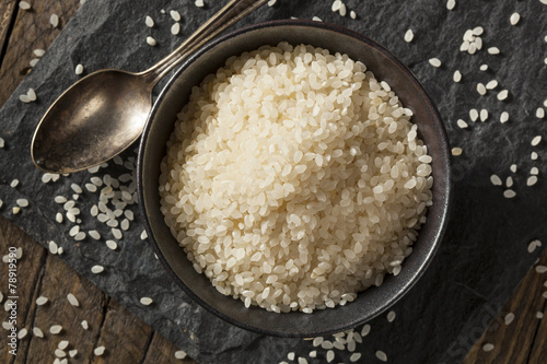 Raw White Sushi Rice © Brent Hofacker