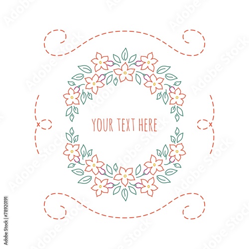 Embroidery - flowers